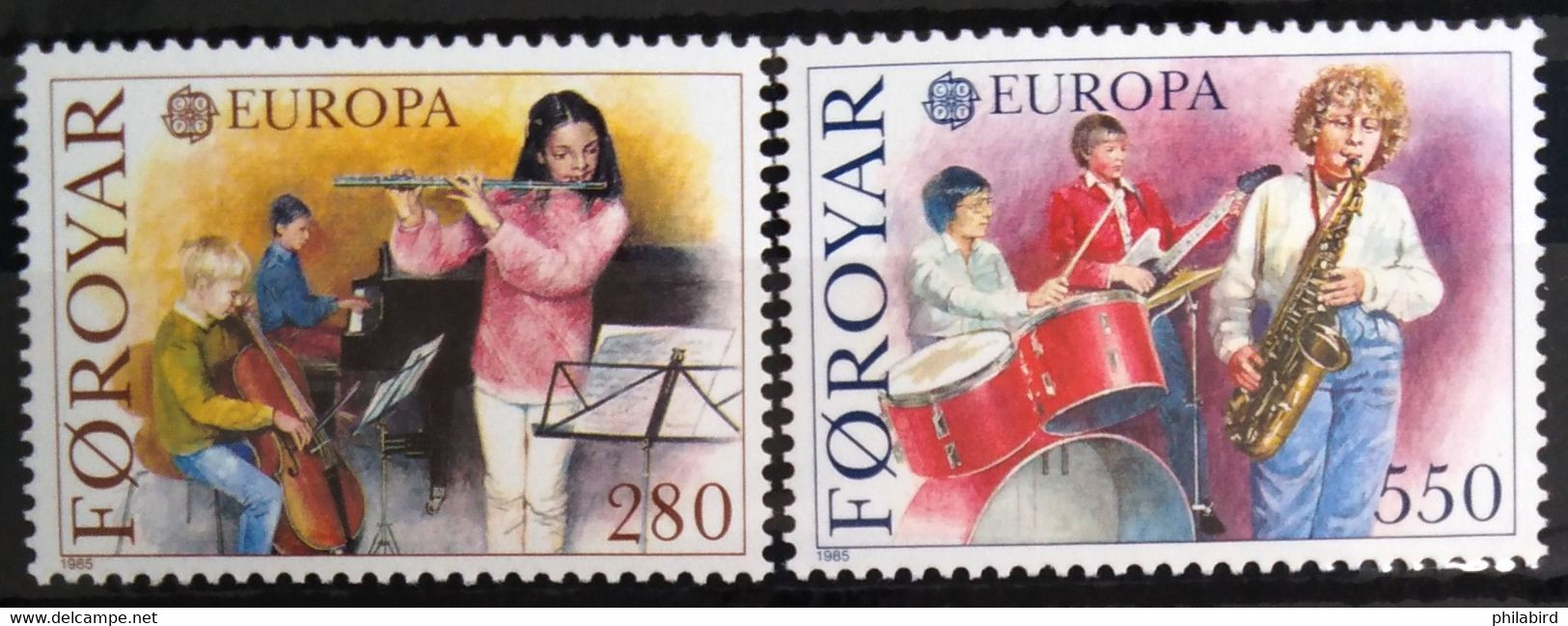 EUROPA 1985 - FEROE                N° 110/111                       NEUF** - 1985