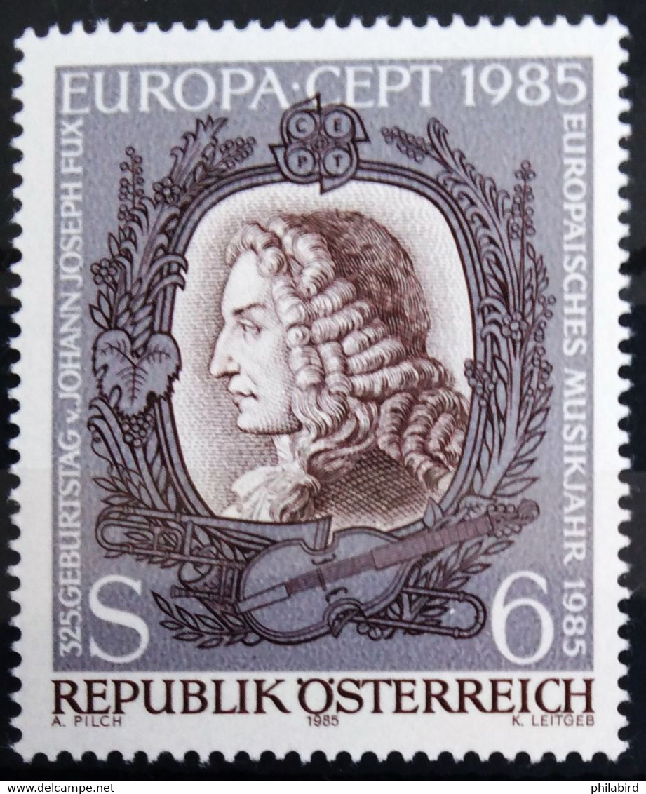 EUROPA 1985 - AUTRICHE               N° 1640                      NEUF** - 1985