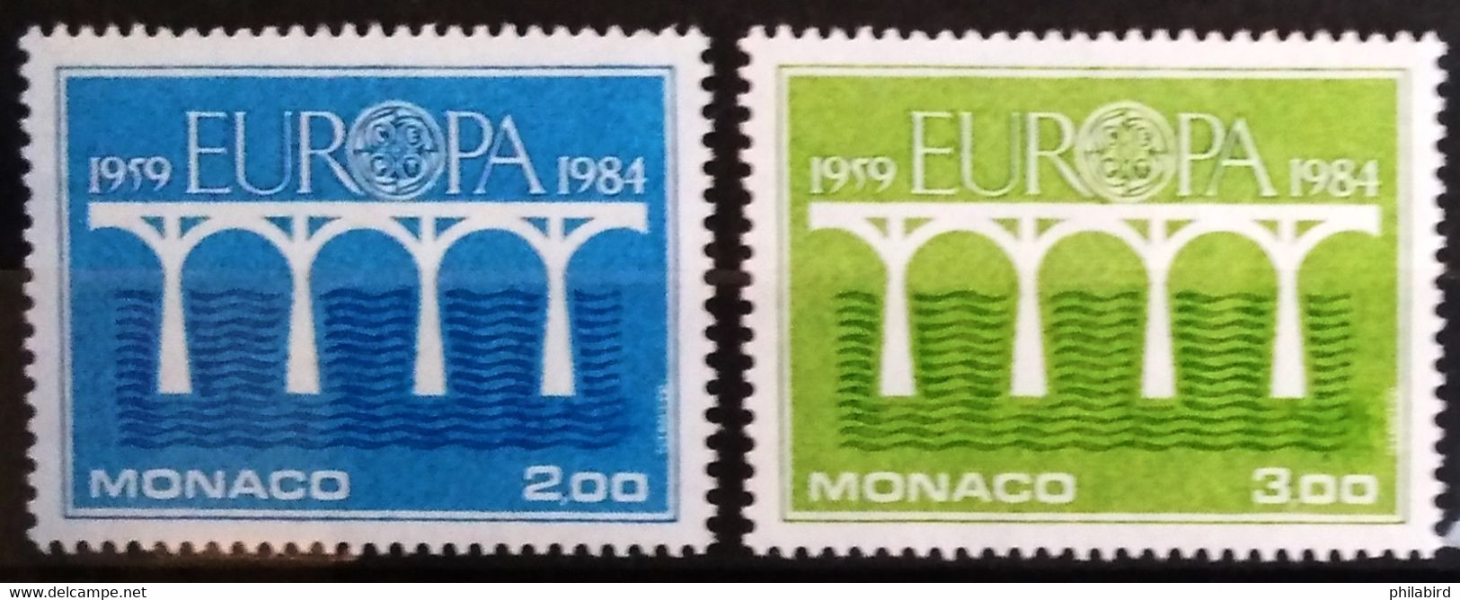 EUROPA 1984 - MONACO               N° 483/484                      NEUF* - 1984