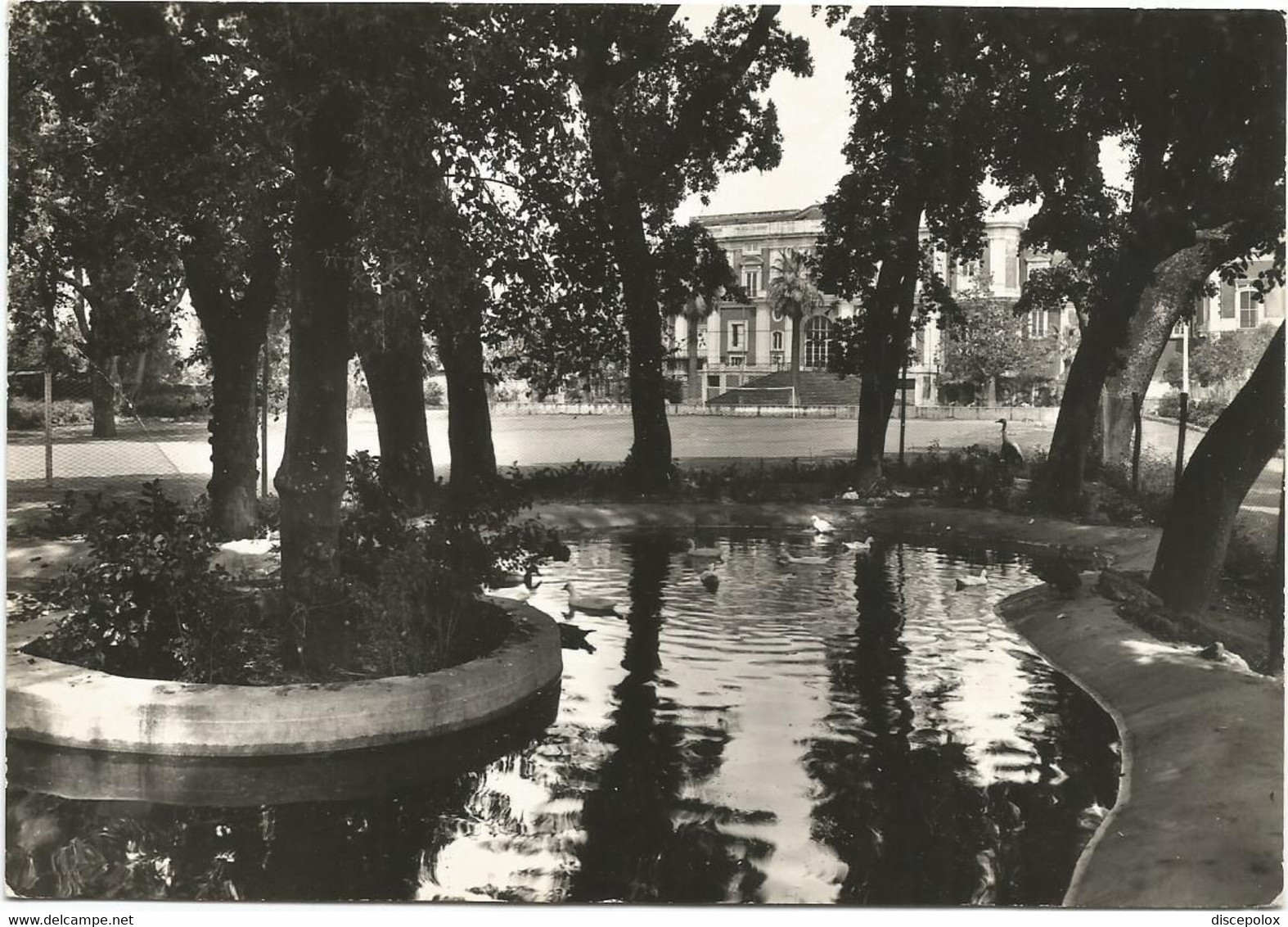 AB331 Ercolano (Napoli) - Resina - Villa Favorita - Istituto Onaomce - Laghetto Nel Parco / Viaggiata 1963 - Ercolano