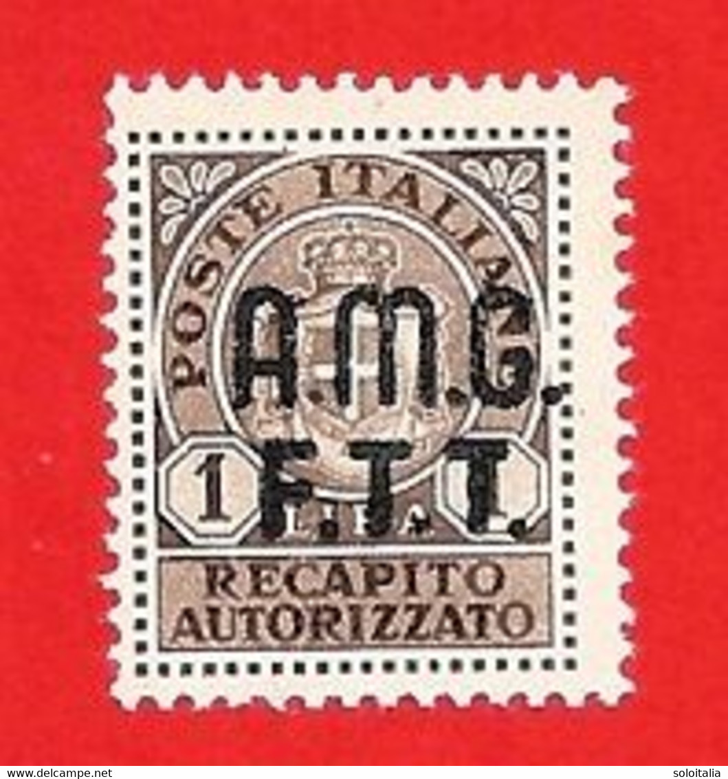 1947 (1) Francobolli Per Il Recapito Autorizzato Sovrastampato - Nuovo MNH - Posta Espresso