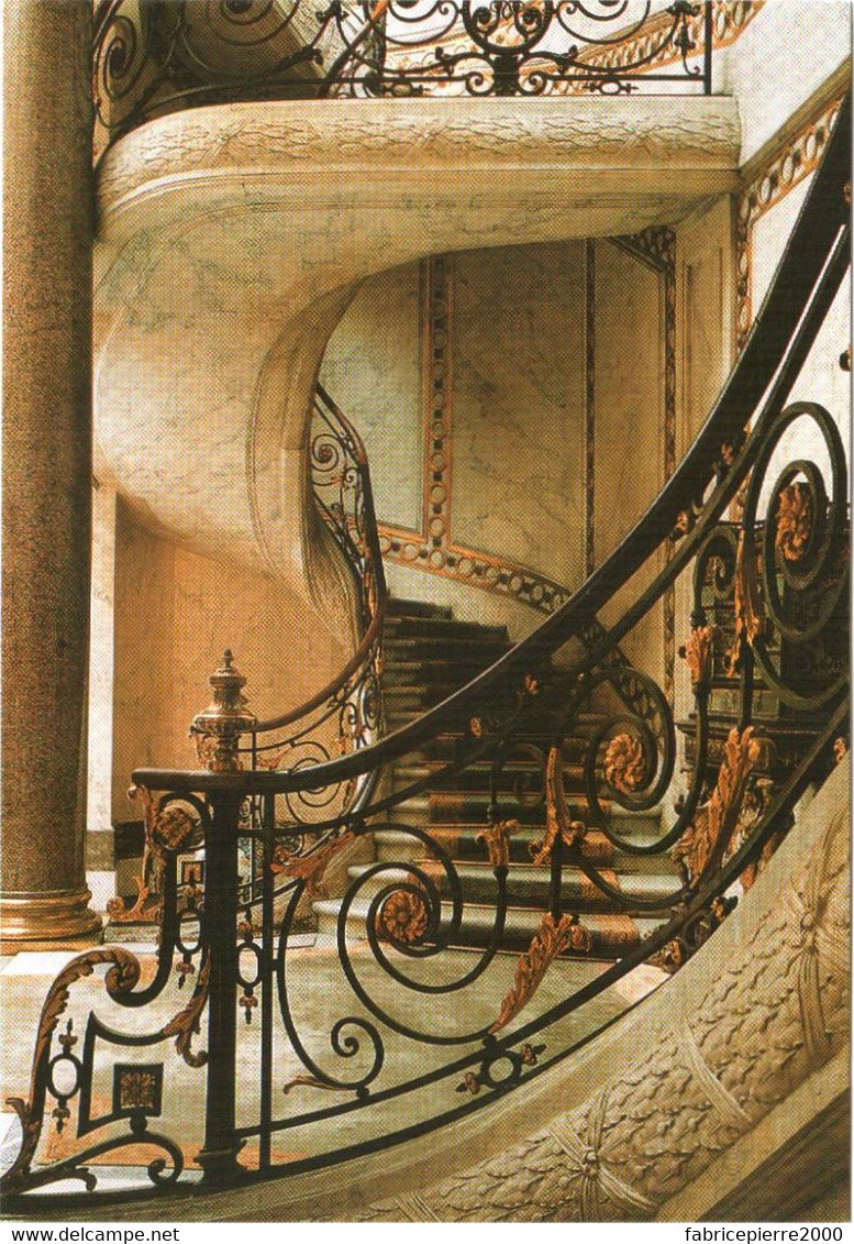 CPM 75 Paris - Musée Jacquemart-André. L'escalier Tiepolo, Vue De Côté, TBE - Musées