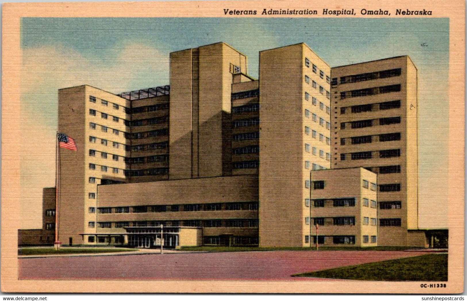 Nebraska Omaha Veterans Administration Hospital Curteich - Omaha