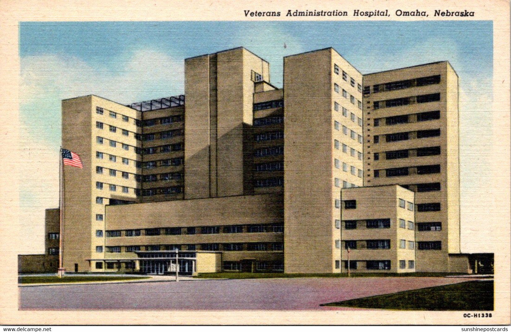 Nebraska Omaha Veterans Administration Hospital Curteich - Omaha