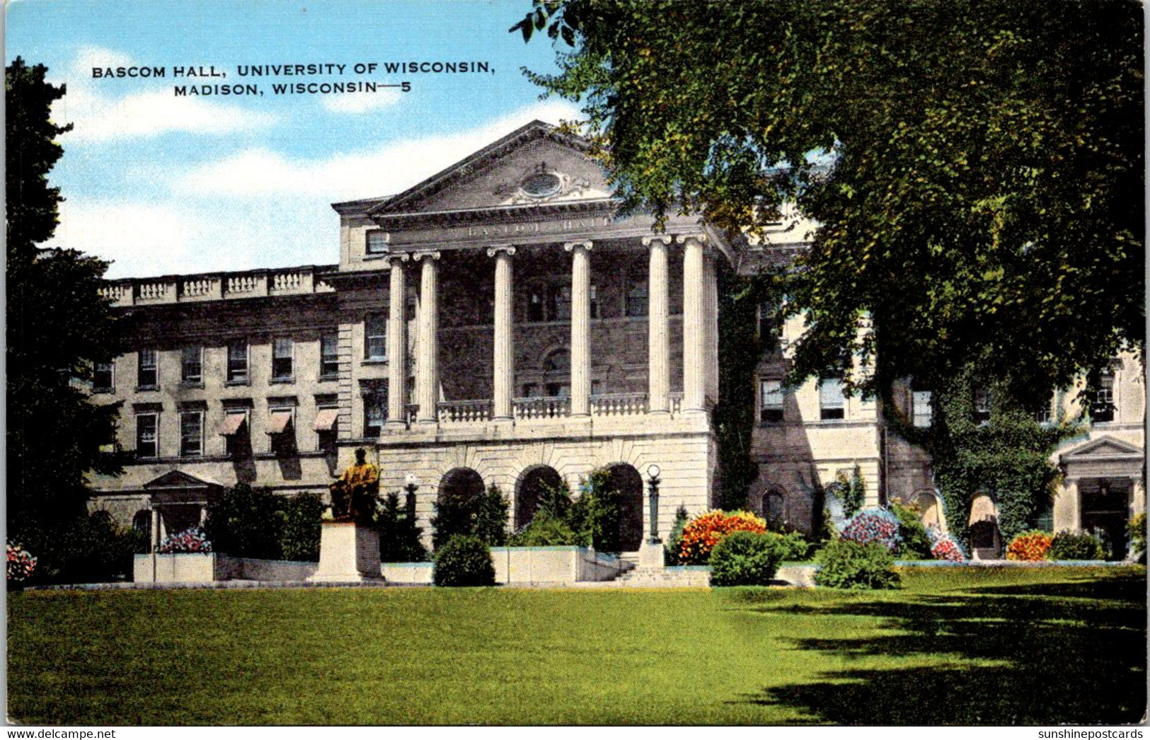 Wisconsin Madison State Capitol Building From South Entrance - Madison