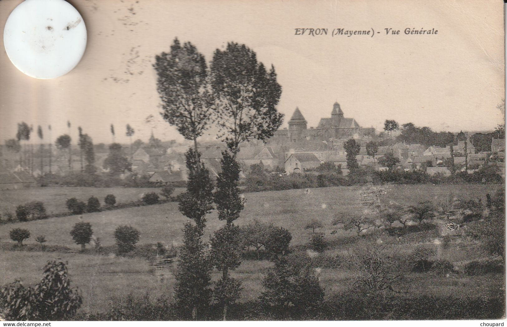 53 -Très Belle Carte Postale Ancienne De   EVRON    Vue Générale - Evron