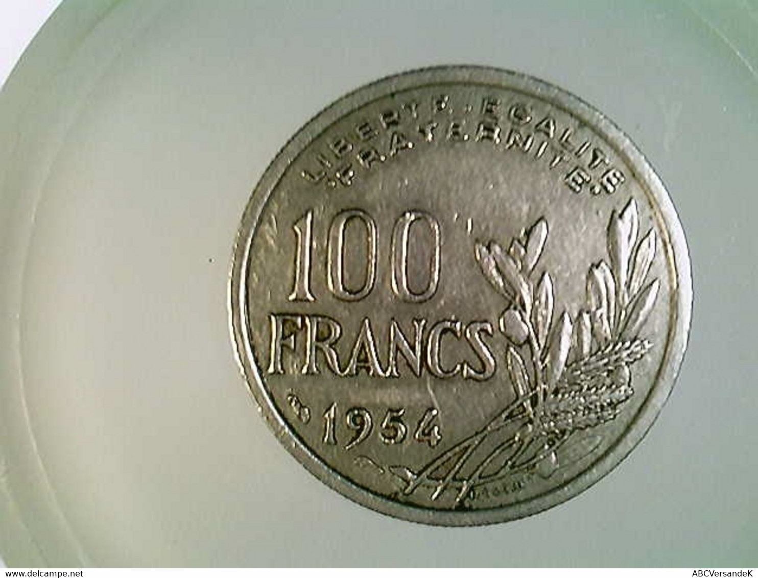 Münze Frankreich, 100 Franc, 1954 - Numismatik