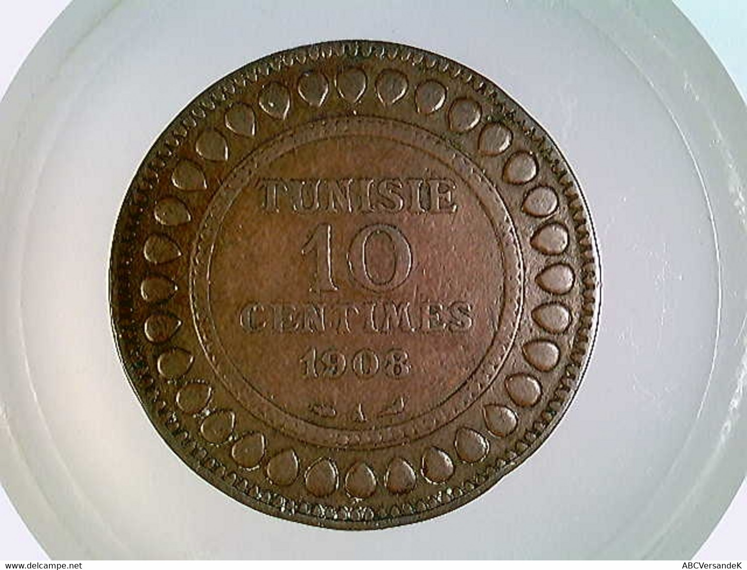 Münze Tunisie 10 Centimes 1908 - Numismatique