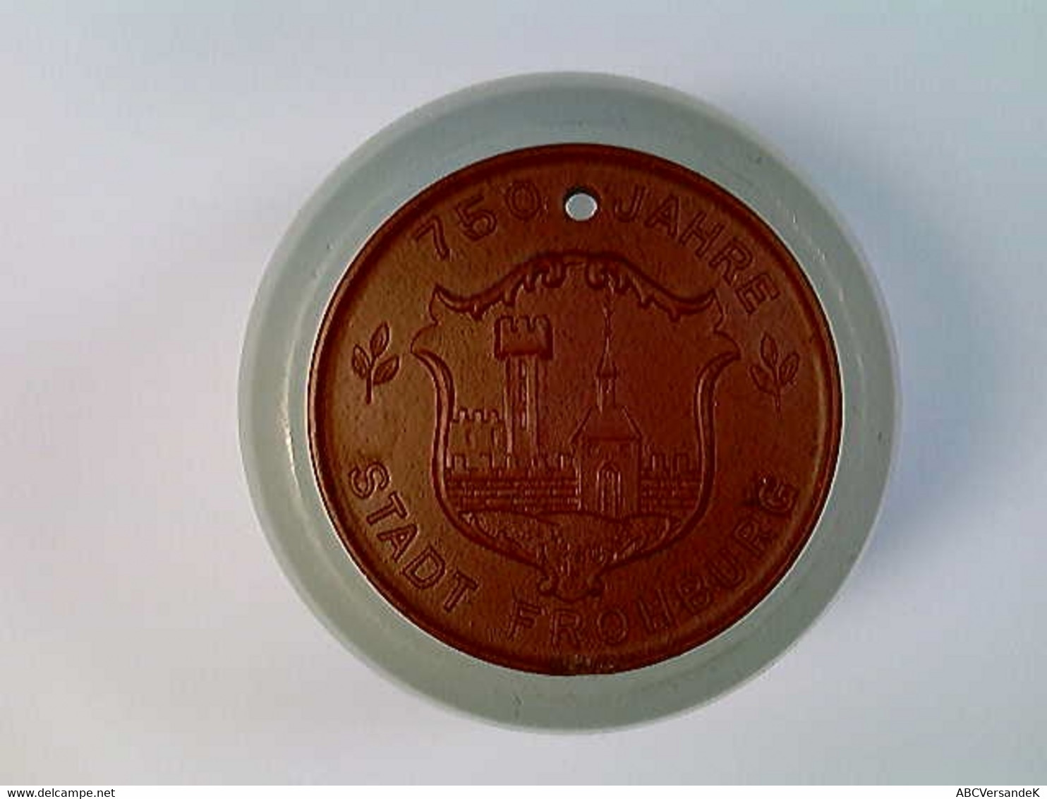 Medaille Meissen, 750 Jahre Stadt Frohburg, Porzellan, 1983 - Numismatica