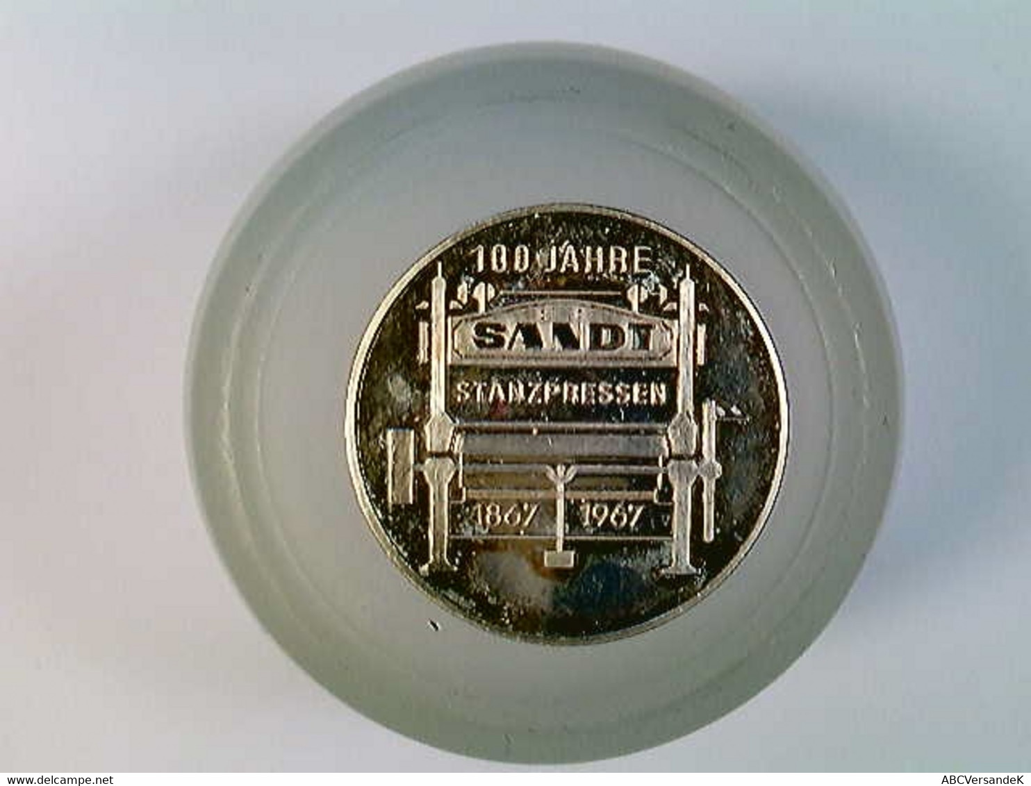 Medaille 100 Jahre Sandt Stanzpressen 1867-1967, Sandt Hydraulik, Silber 925 - Numismatique