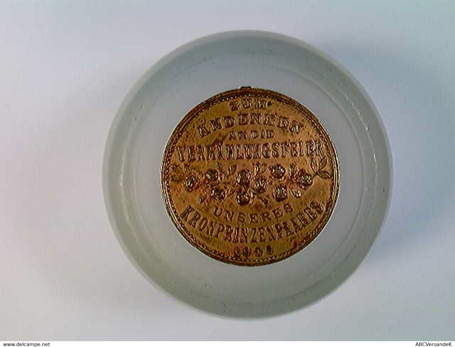 Medaille Friedrich Wilhelm Und Caecilie, Vermählungsfeier Des Kronprinzenpaares 1905 - Numismatique