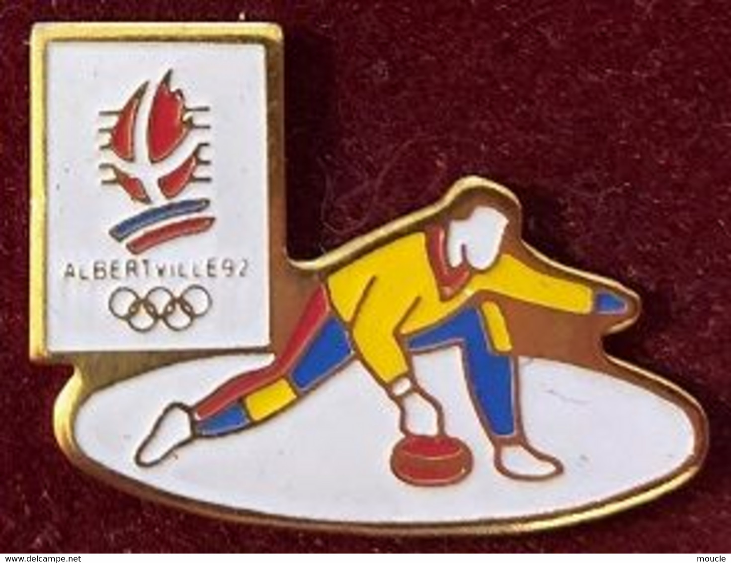 ALBERTVILLE 1992 / 92 - FRANCE - CURLING - OLYMPICS GAMES - JEUX OLYMPIQUES - SAVOIE -  ANNEAUX - '92 - (JO) - Olympic Games