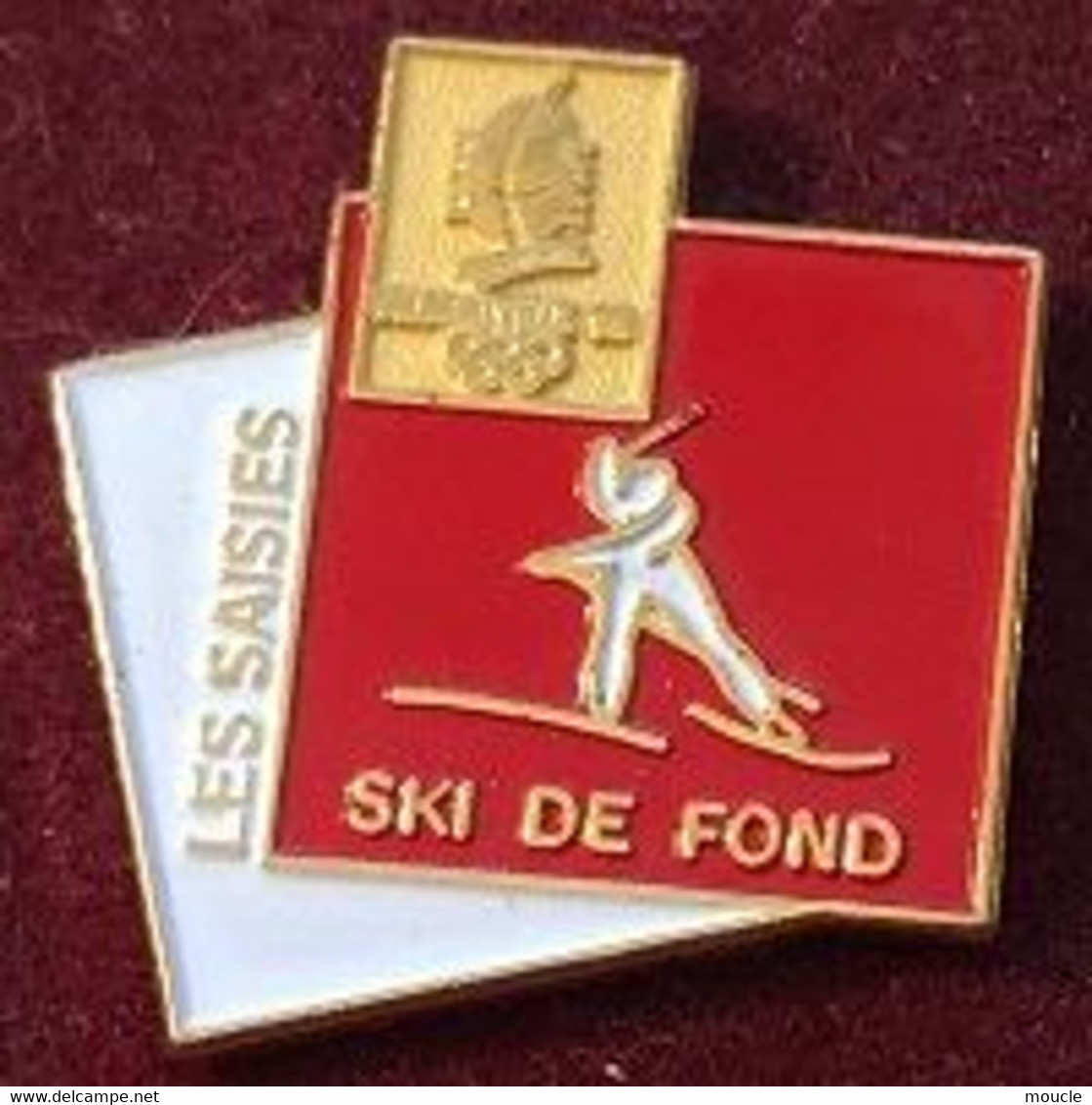 ALBERTVILLE 1992 / 92 - FRANCE - SITE LES SAISIES - SKI DE FOND - JEUX OLYMPIQUES - SAVOIE -  ANNEAUX - '92 - (JO) - Giochi Olimpici