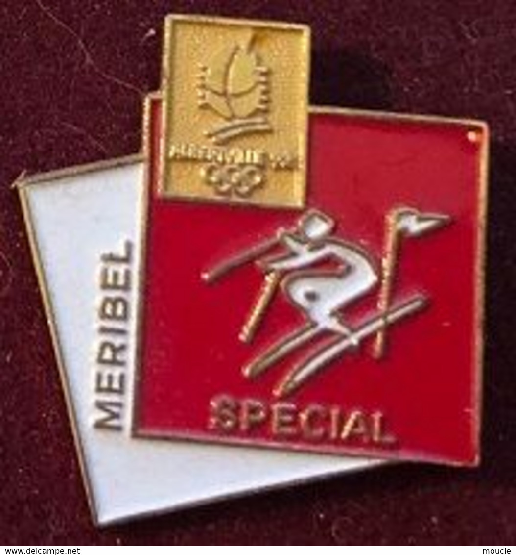 ALBERTVILLE 1992 / 92 - FRANCE - SITE MERIBEL - SLALOM SPECIAL - JEUX OLYMPIQUES - SAVOIE -  ANNEAUX - '92 - (JO) - Olympische Spelen