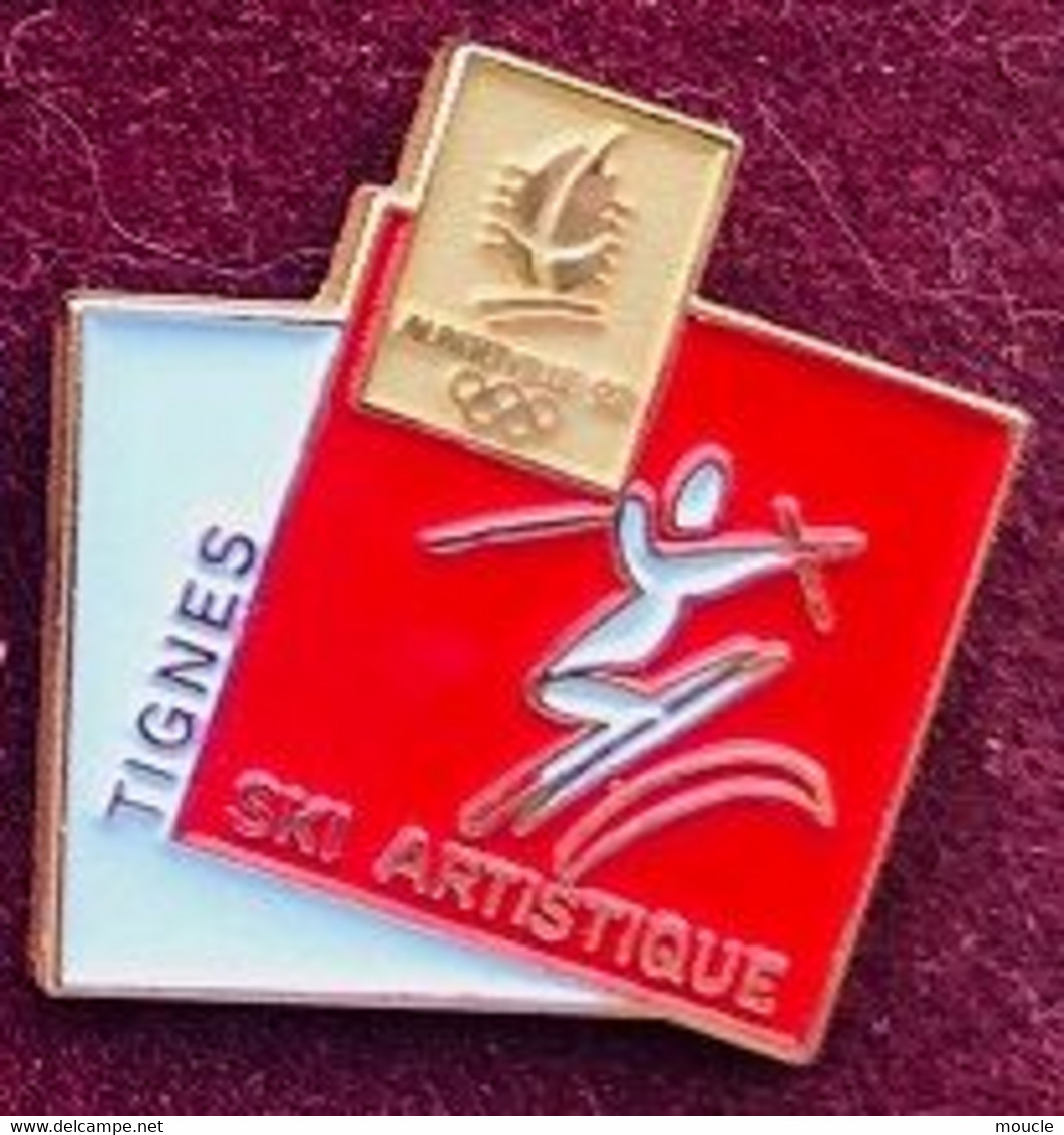 ALBERTVILLE 1992 / 92 - FRANCE - SITE TIGNES - SKI ARTISTIQUE - JEUX OLYMPIQUES - SAVOIE -  ANNEAUX - '92 - (JO) - Jeux Olympiques