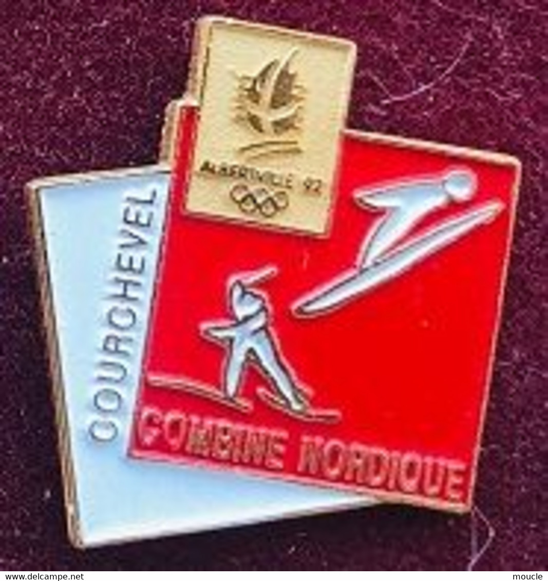ALBERTVILLE 1992 / 92 - FRANCE - SITE COURCHEVEL - COMBINE NORDIQUE - JEUX OLYMPIQUES - SAVOIE - ANNEAUX - '92 - (JO) - Giochi Olimpici