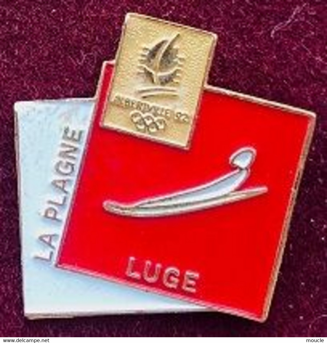 ALBERTVILLE 1992 / 92 - FRANCE - SITE LA PLAGNE - LUGE - JEUX OLYMPIQUES - SAVOIE - ANNEAUX - '92 - (JO) - Jeux Olympiques