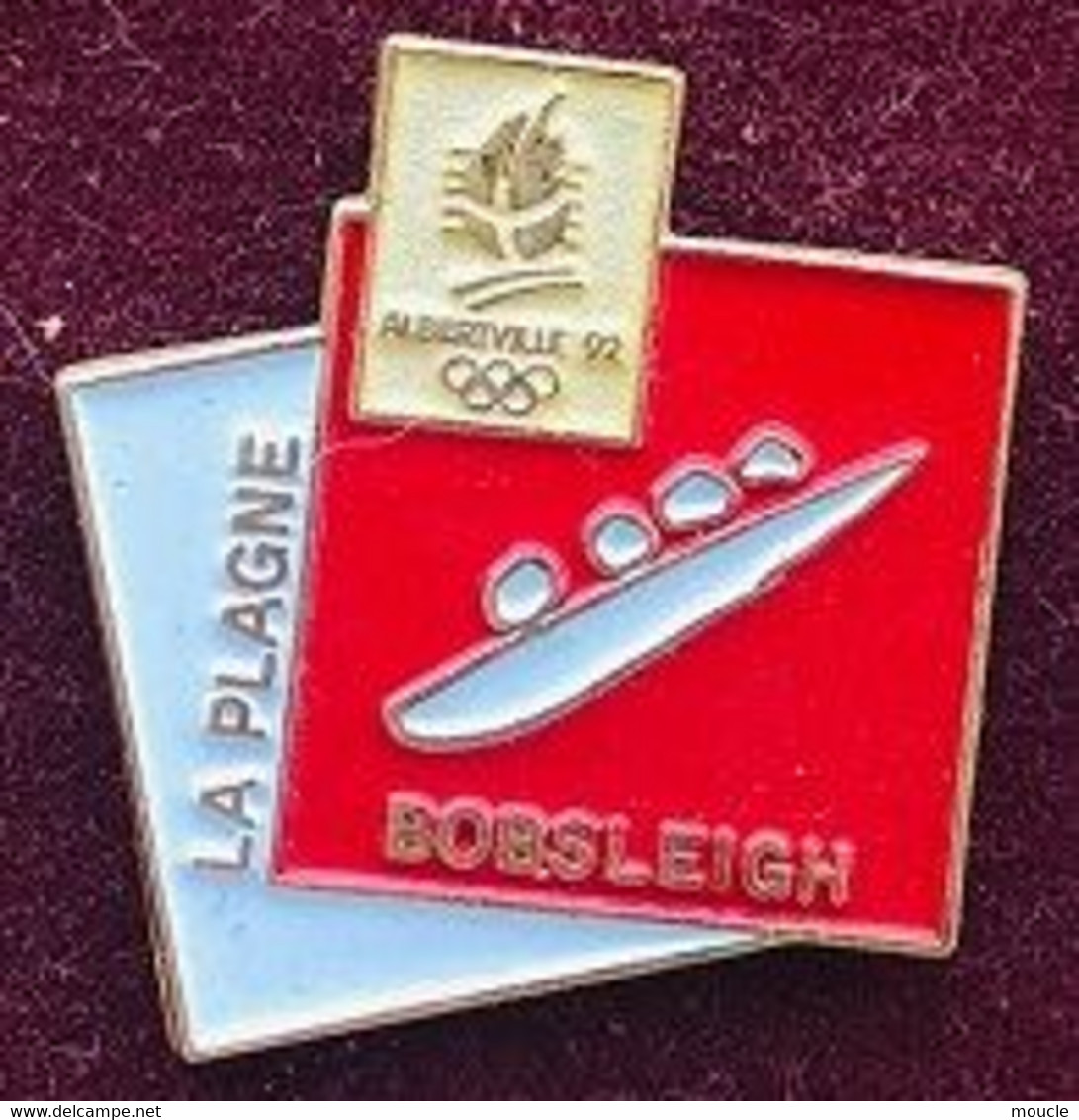 ALBERTVILLE 1992 / 92 - FRANCE - SITE LA PLAGNE - BOB - BOBSLEIGH - JEUX OLYMPIQUES - SAVOIE - ANNEAUX - '92 -  (JO) - Jeux Olympiques