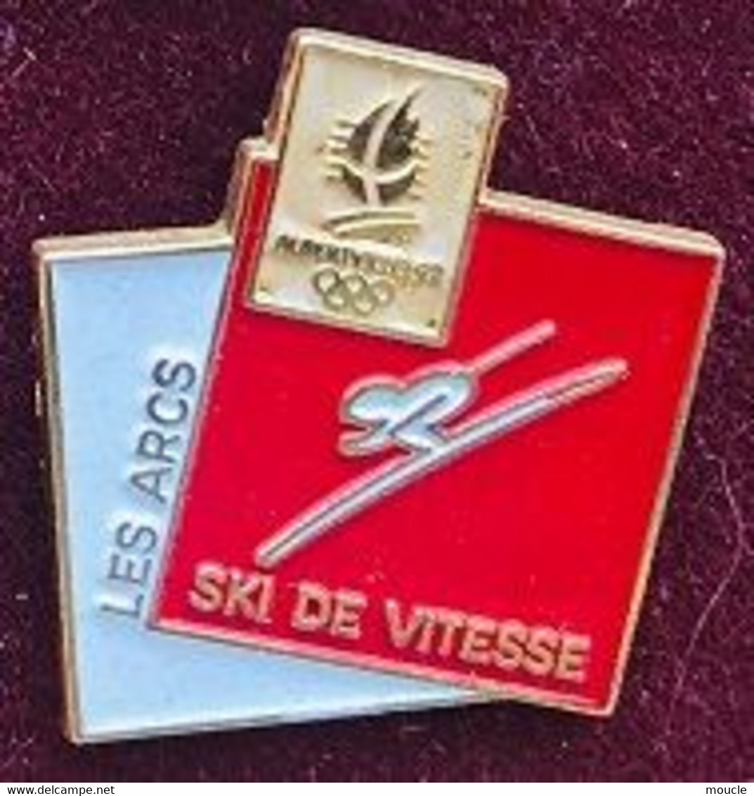 ALBERTVILLE 1992 / 92 - FRANCE - SITE LES ARCS - SKI DE VITESSE - JEUX OLYMPIQUES - SAVOIE - ANNEAUX - '92 -  (JO) - Giochi Olimpici