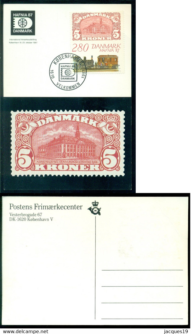 Denemarken 1987 Maximumkaart HAFNIA - Cartoline Maximum