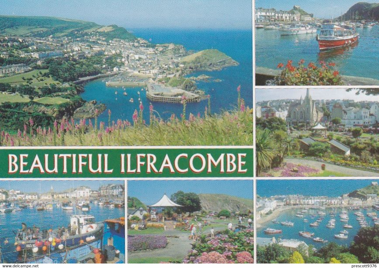 Beautiful Ilfracombe  - Multiview - Used Postcard - UK - Devon - Stamped 1999 - Ilfracombe