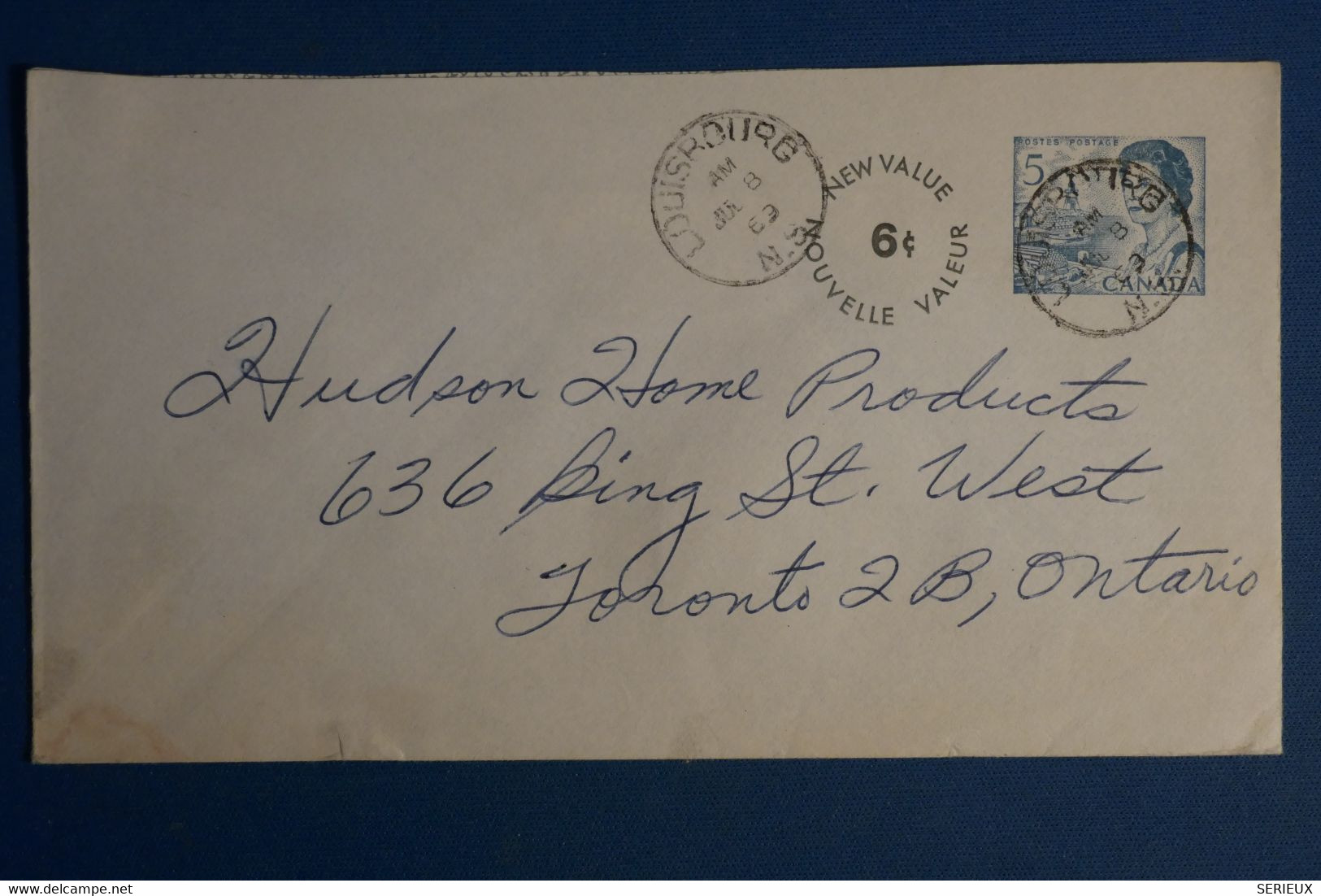 A0 10 CANADA   BELLE LETTRE   1967++LOUISBOURG POUR TORONTO +AFFRANCH. INTERESSANT - Storia Postale