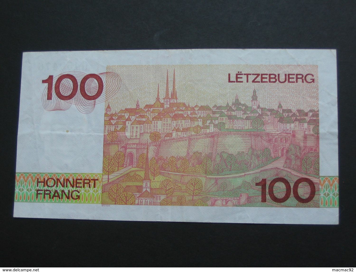 100 Francs GRAND DUCHE DE LUXEMBOURG 1986    **** EN  ACHAT IMMEDIAT  **** - Luxemburg