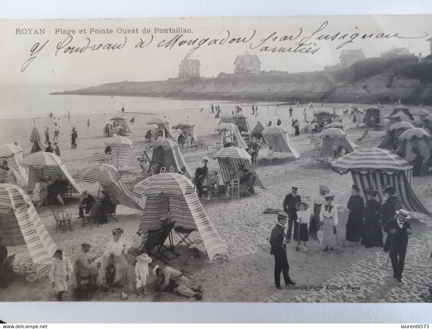 Carte Postale De Royan, Superbe Animation De La Plage De Pontaillac - Royan