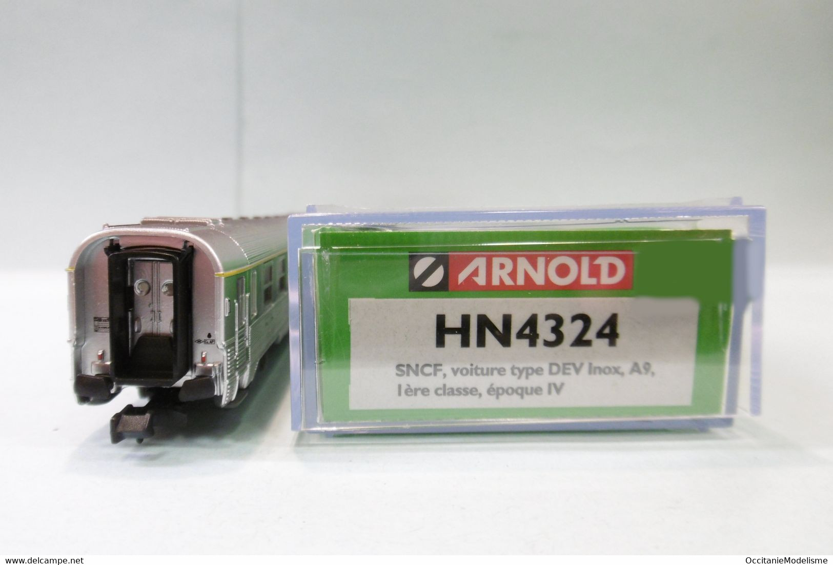 Arnold - Voiture DEV INOX A9 1ère Classe SNCF ép. IV Réf. HN4324 Neuf N 1/160 - Coches De Viaje