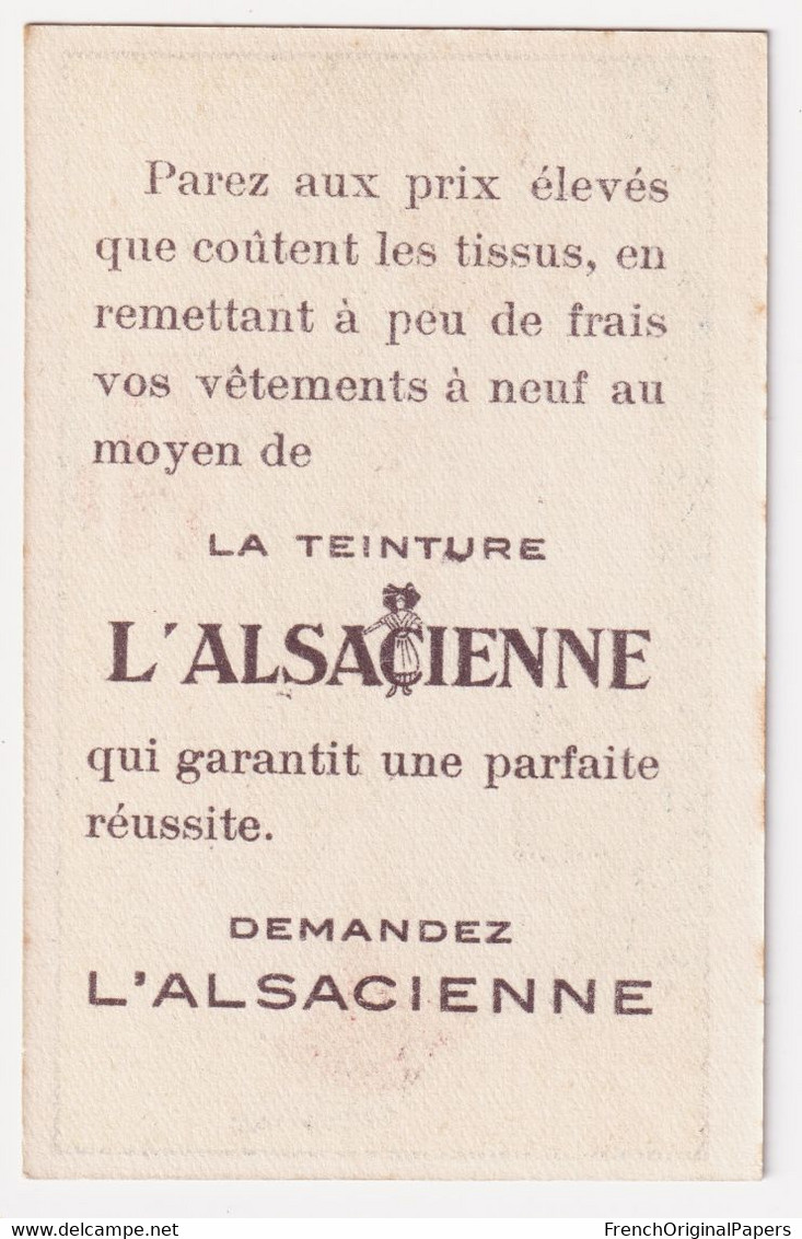 Image / Chromo Teinture Alsacienne 1930s Chat Humanisé Anthropomorphisme Sport Natation Bain Baignoire Bathtub A50-56 - Other & Unclassified