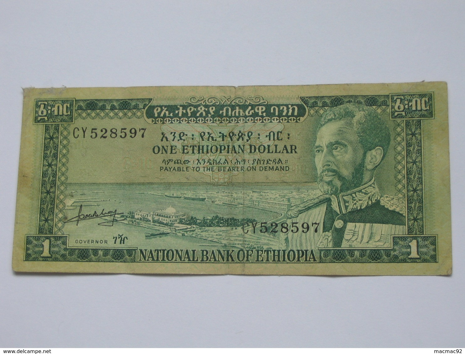 1 One Ethiopian Dollar 1966 - National Bank Of Ethiopia    **** EN  ACHAT IMMEDIAT  **** - Ethiopie