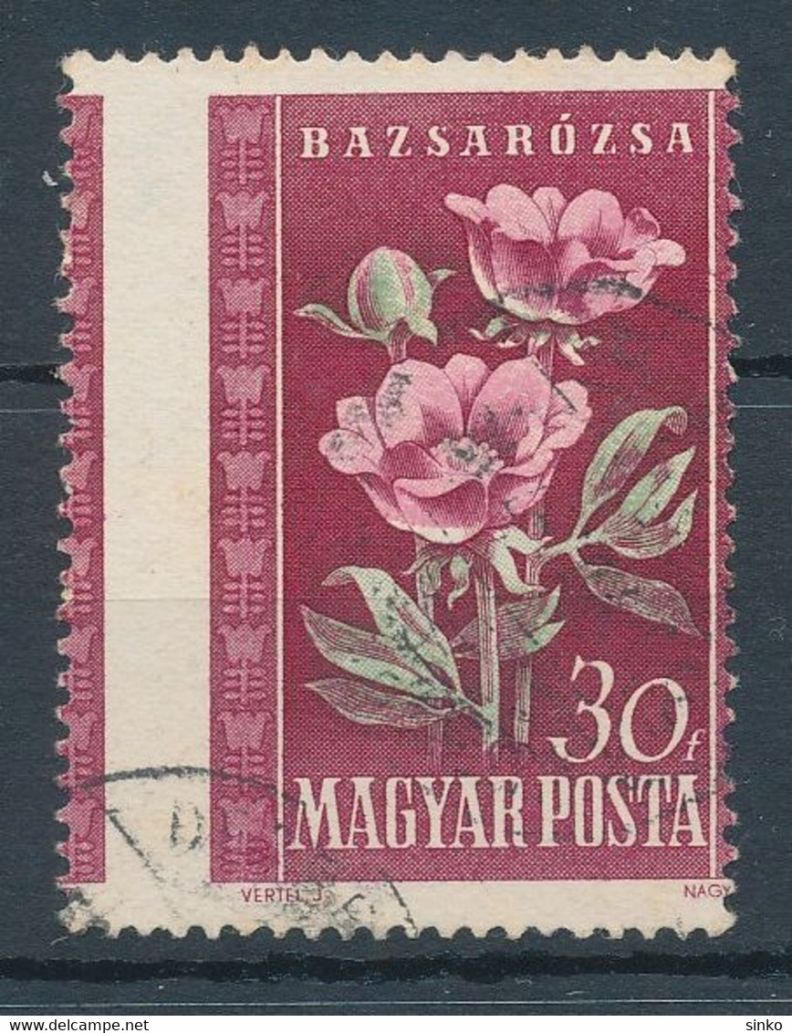 1950. Flower (I.) 30f - Misprint - Variedades Y Curiosidades