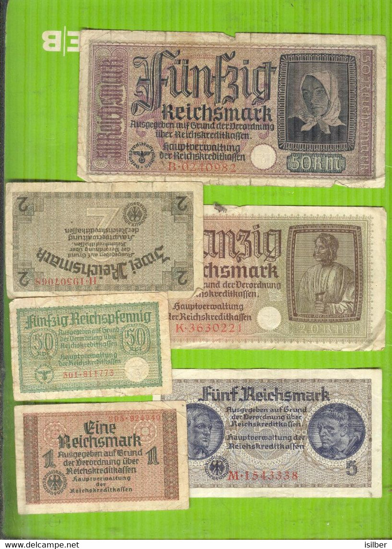 001 Germany Ostland Reichsmack Ca1942 Latvia Lithuania Estonia Russia SETx6ex - Tweede Wereldoorlog