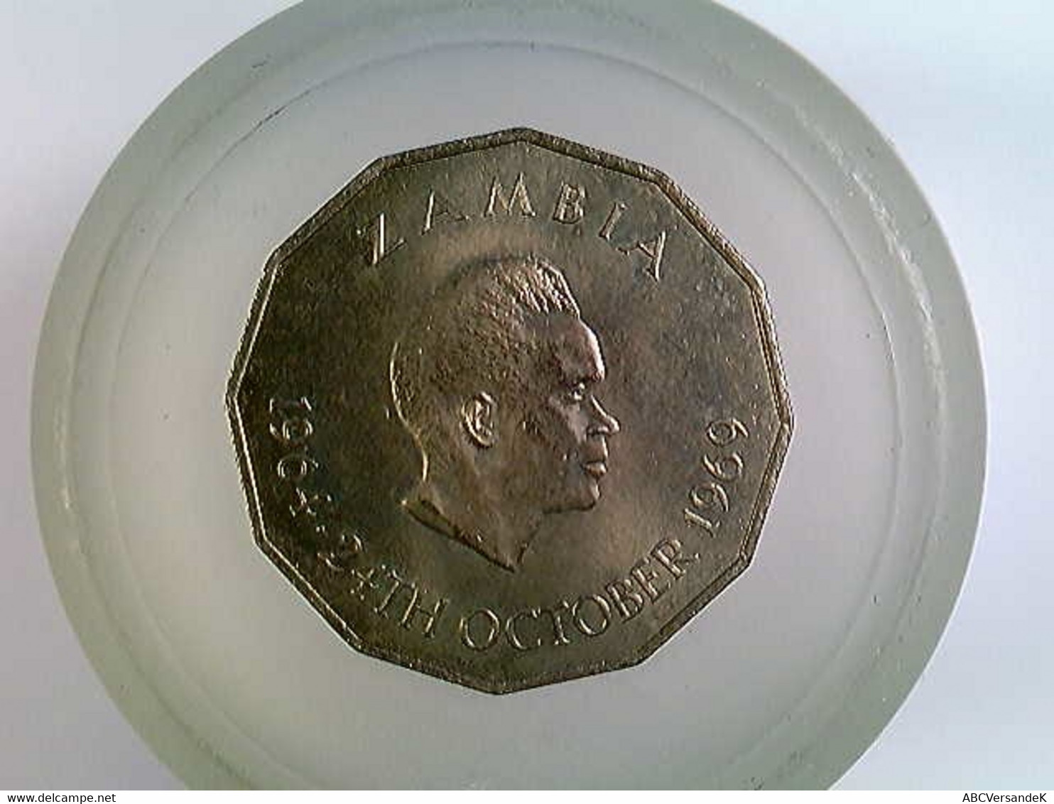 Münze Zambia, 50 Ngwee 1969, FAO, TOP - Numismatics