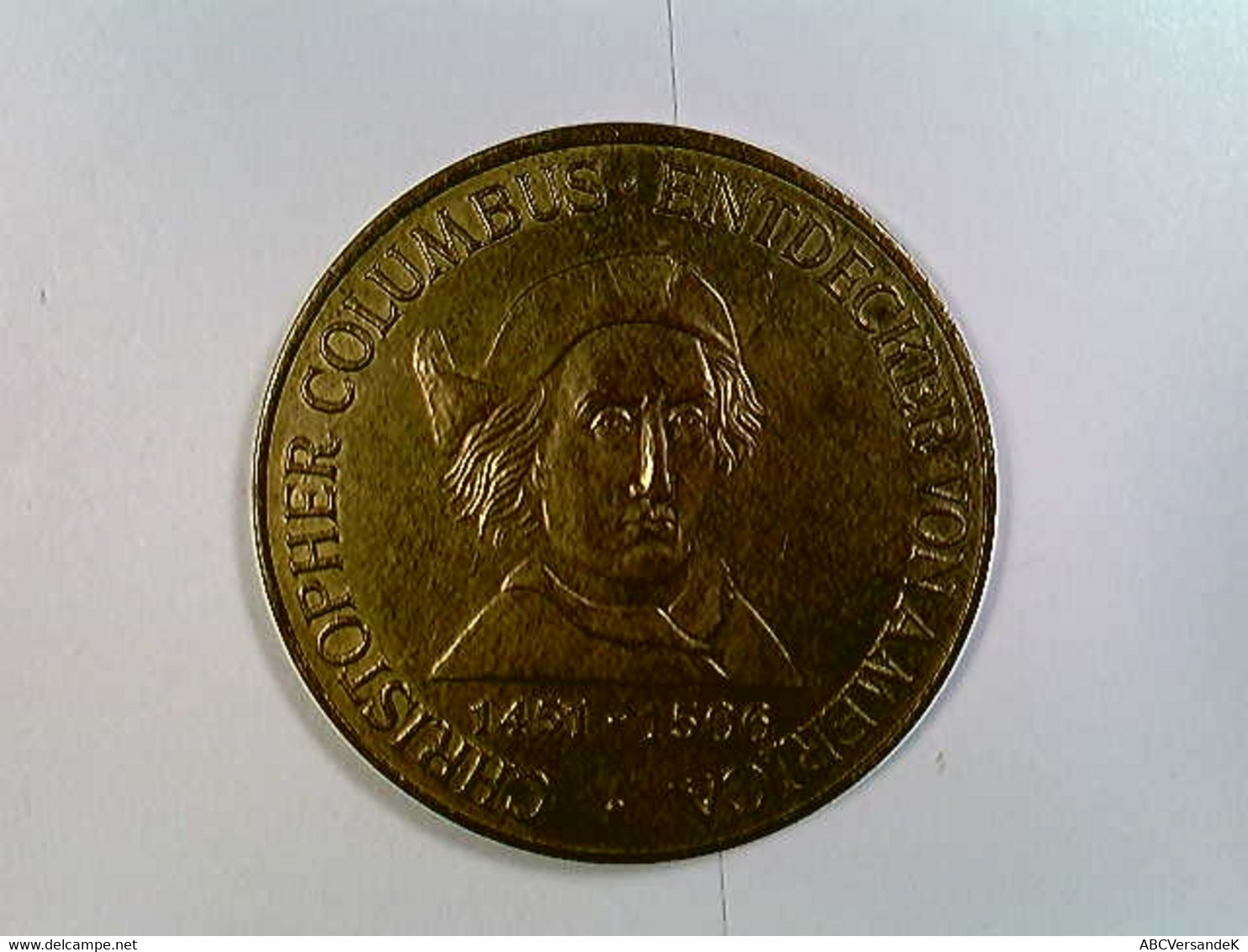 Medaille Christopher Columbus Entdecker Von Amerika 1451-1506, Große Seefahrer - Numismatiek