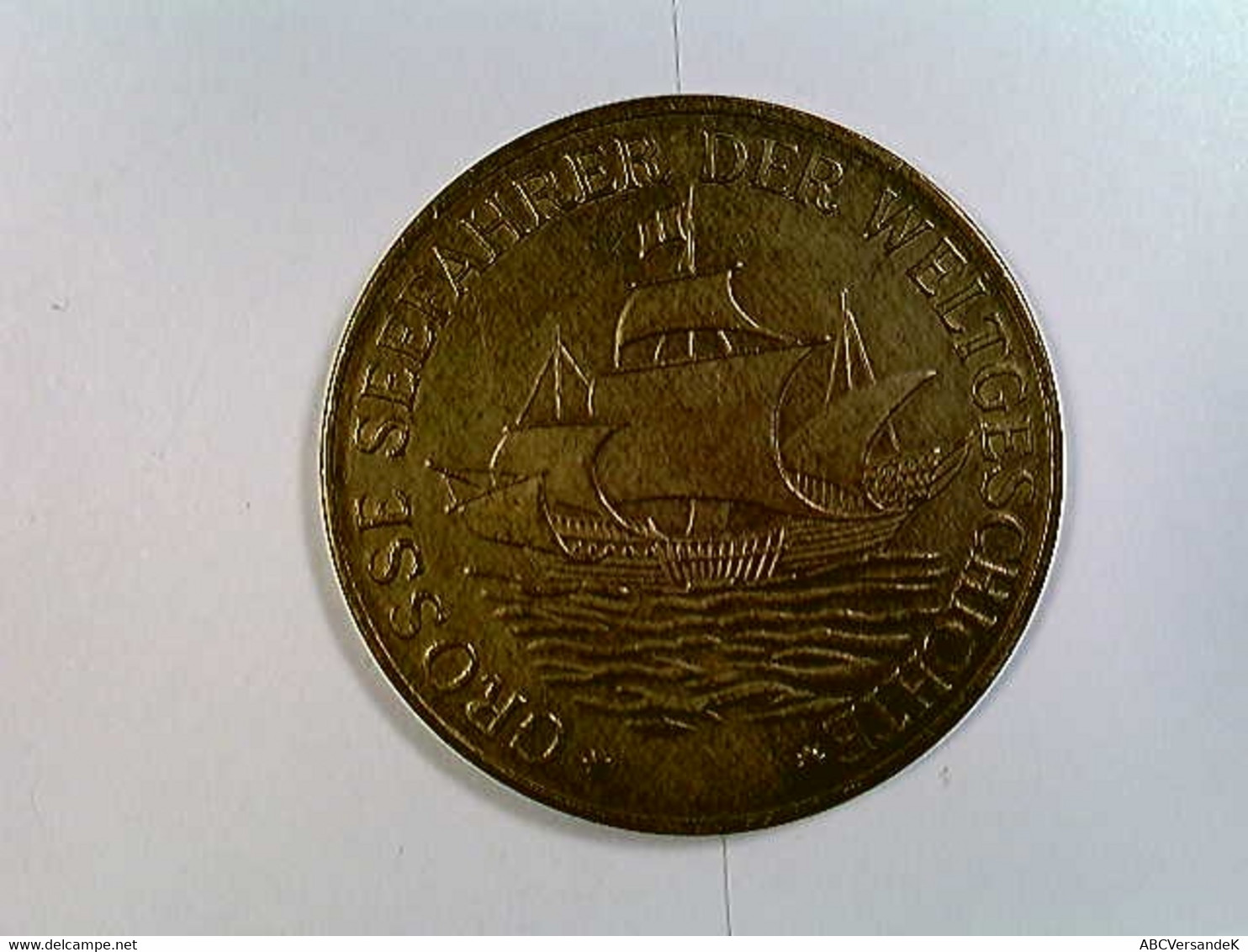 Medaille Christopher Columbus Entdecker Von Amerika 1451-1506, Große Seefahrer - Numismatik