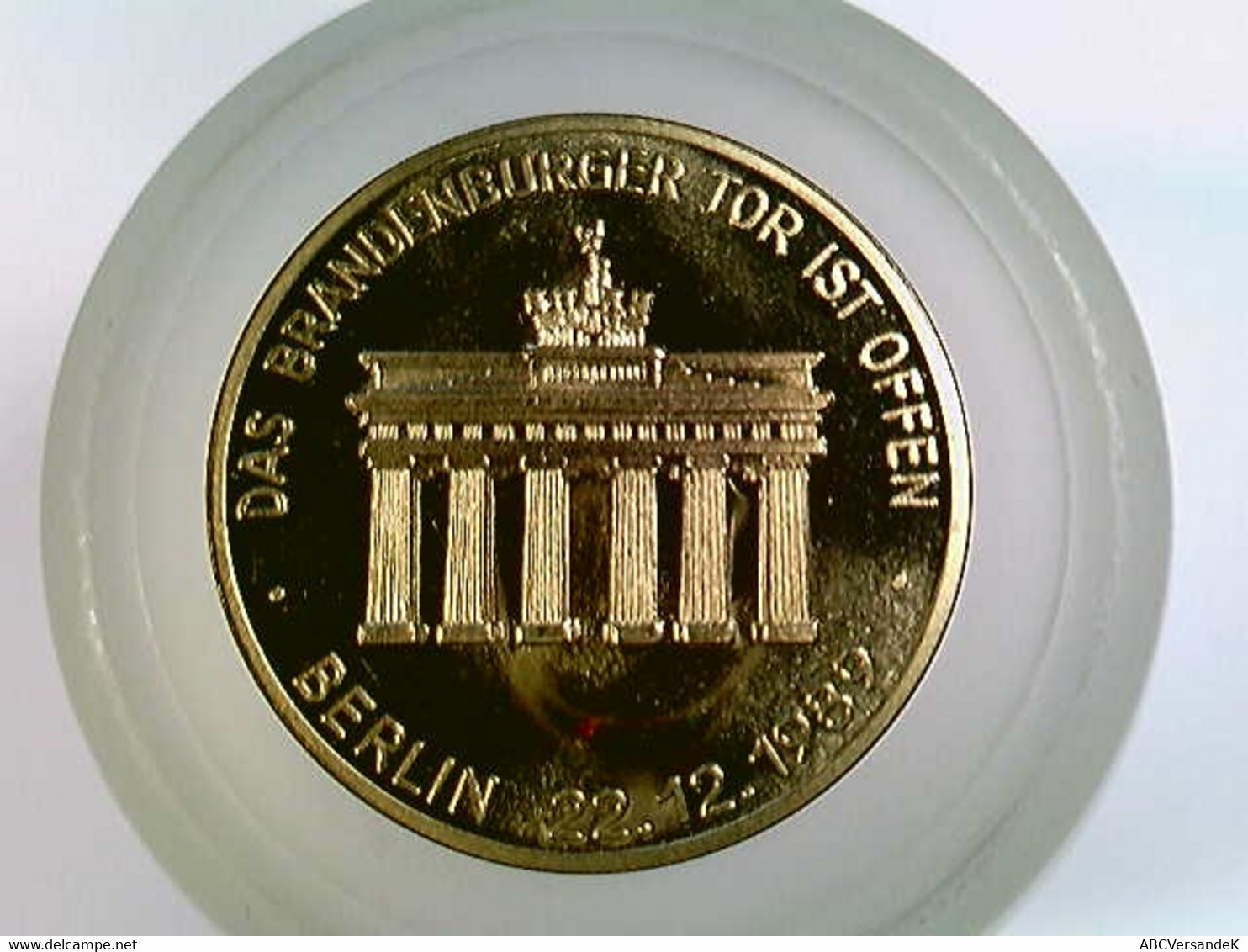 Medaille Berlin, Öffnung Brandenburger Tor 1989, Schloss Charlottenburg - Numismatics