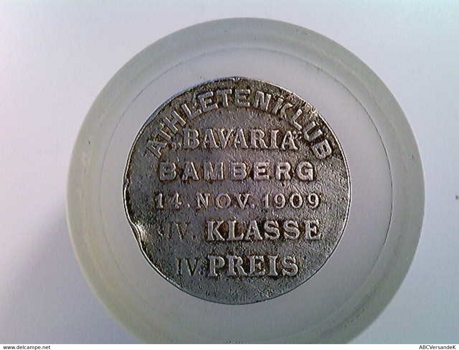 Medaille Bamberg, Athletenclub Bavaria, 14.11.1909, IV. Klasse, IV. Preis - Numismatiek