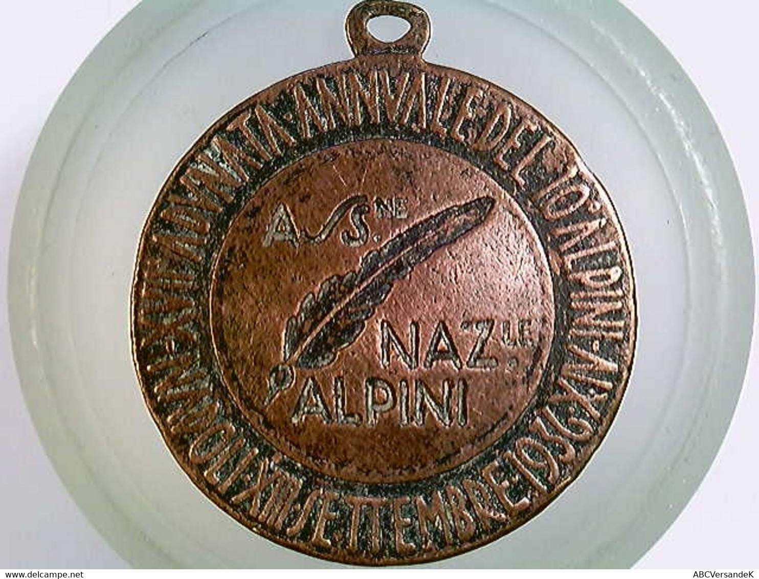 Medaille Assoziazione Nazionale Alpini, Napoli 13. Settembre 1936 - Numismatiek