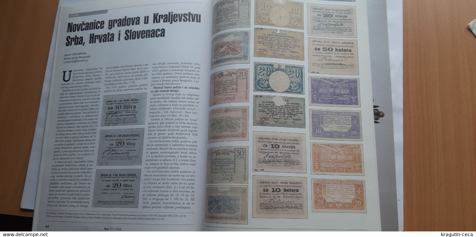 2006 NIKOLA TESLA DINAR Serbia Coin Numismatic magazine papers Kingdom Yugoslavia medal order banknote money ANTIQUE