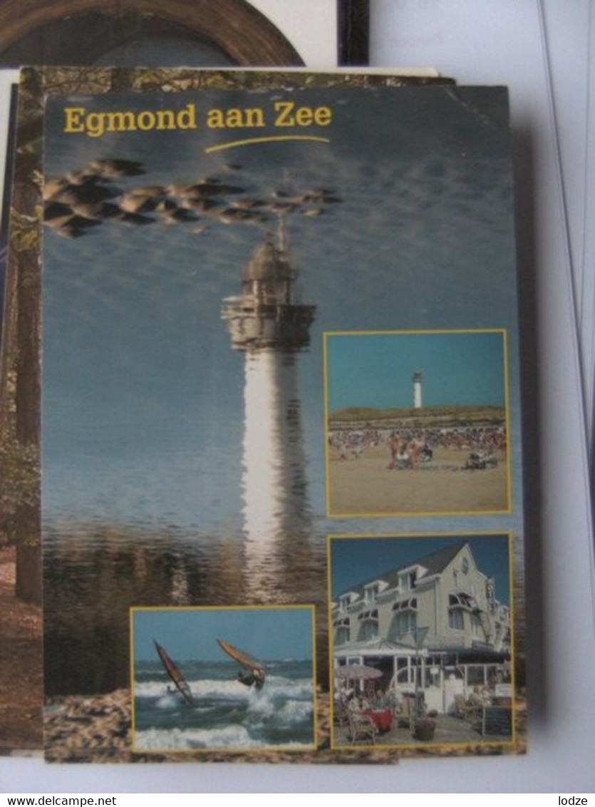 Nederland Holland Pays Bas Egmond Aan Zee Met Vuurtoren En Andere Bezienswaardigheden - Egmond Aan Zee