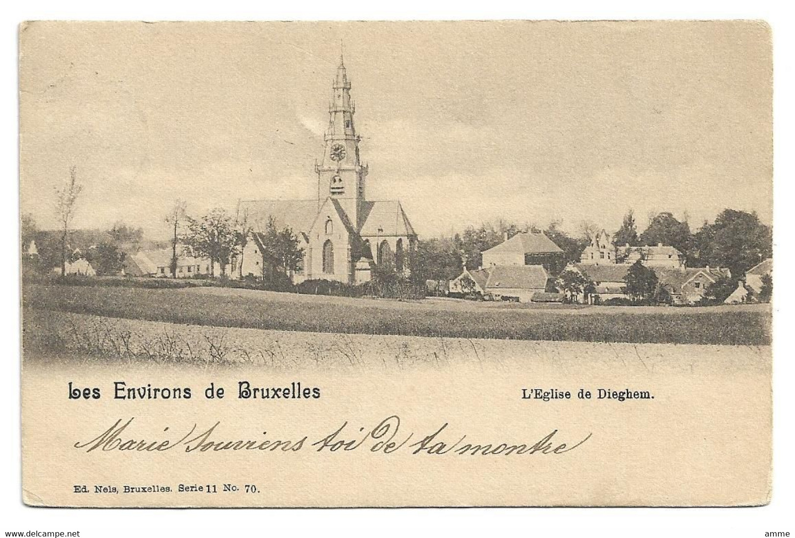 Diegem  *  Environs De Bruxelles -  L'Eglise De Dieghem (Nels, 70) - Machelen