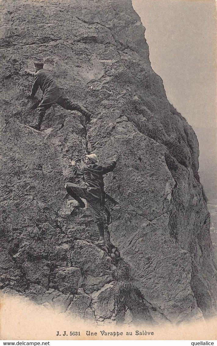 03581 "UNE VARAPPE AU SALÈVE - UNA ARRAMPICATA"  ANIMATA. CART NON SPED - Alpinisme