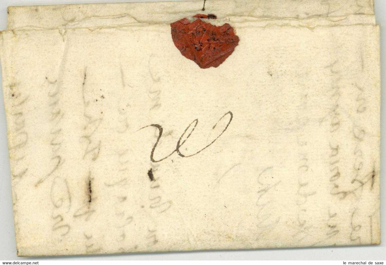 Avignon? Lettre Taxee 1669 Pour Toulouse A Guillermin Conseiller Du Roi  Au Parlement - ....-1700: Vorläufer