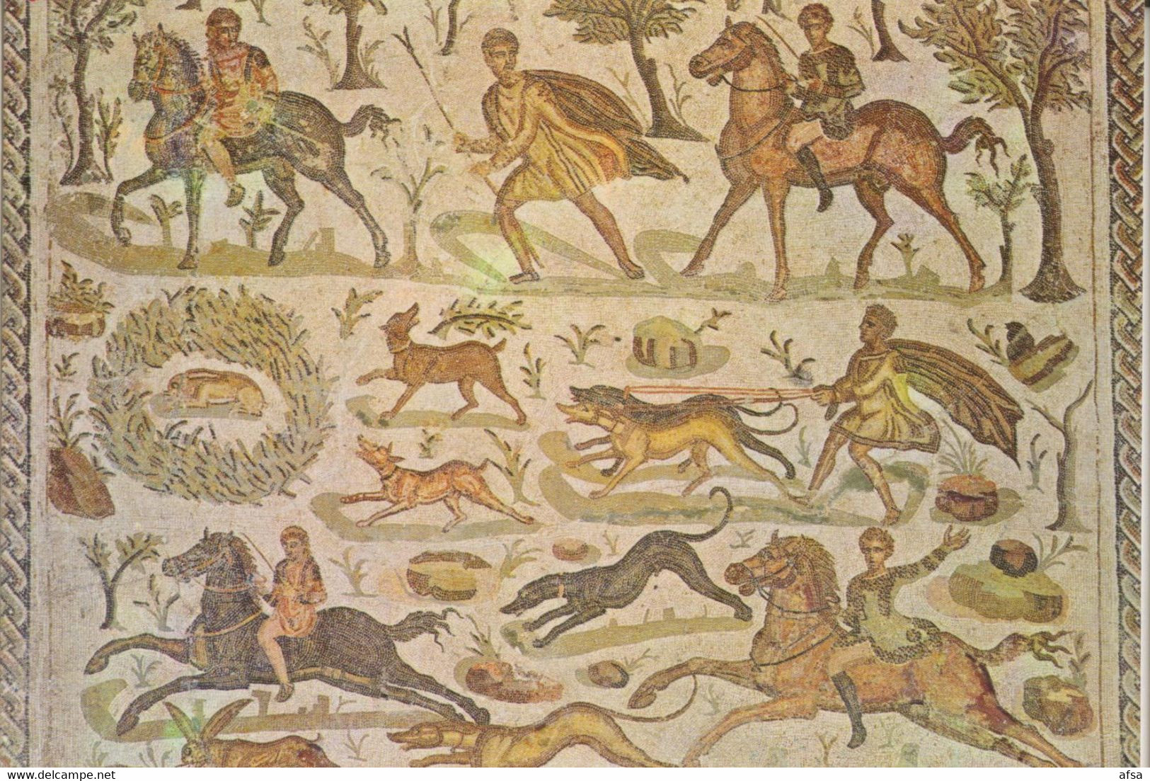 Mosaîque- Scéne De Chasse (musée Du Bardo) - Musées