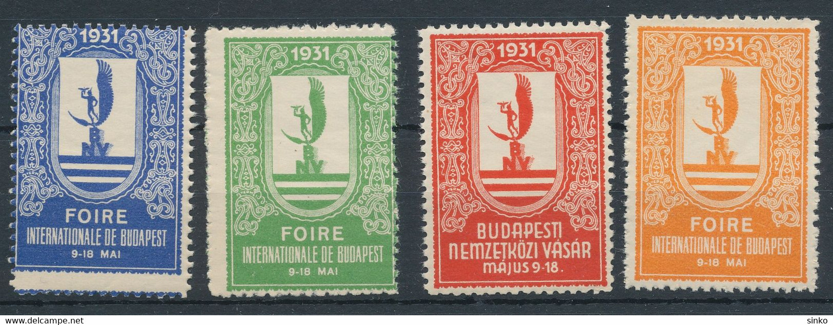 1931. Budapest International Fair - Cinderella - Hojas Conmemorativas