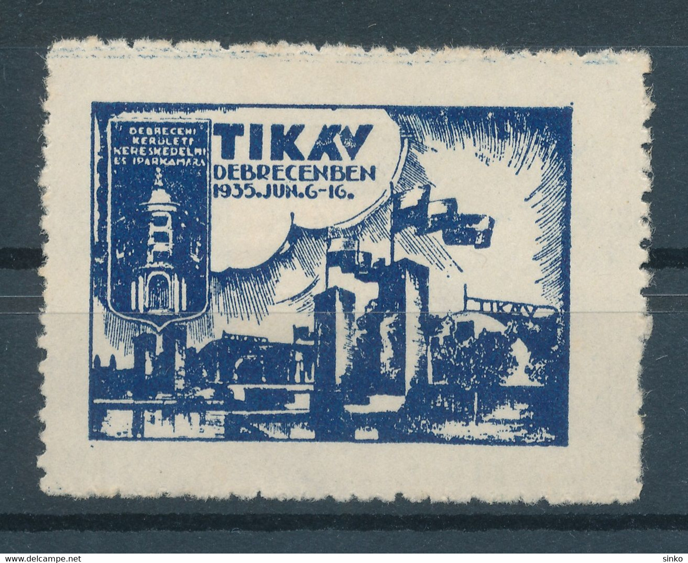 1935. TIKAV Debrecen - Cinderella - Foglietto Ricordo