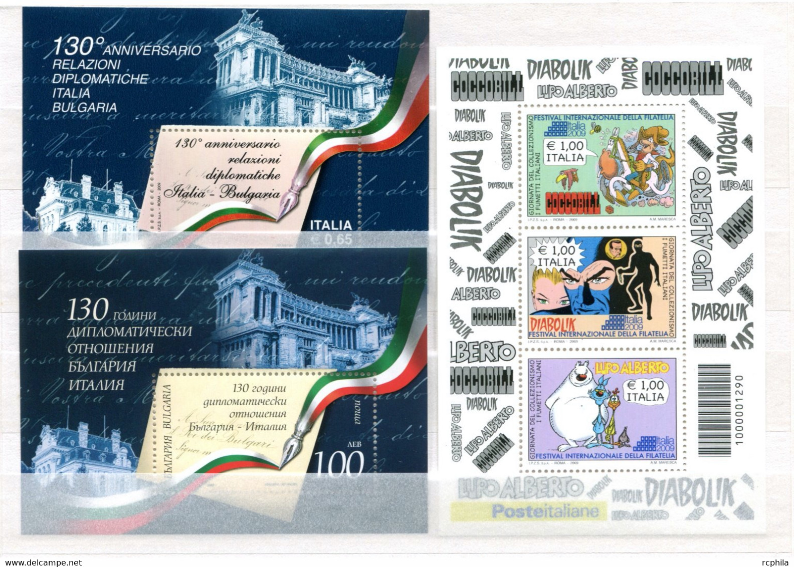 RC 22099 ITALIE LOT DE TIMBRES A LA FACIALE NEUFS ** SANS CHARNIERES - 2001-10: Neufs