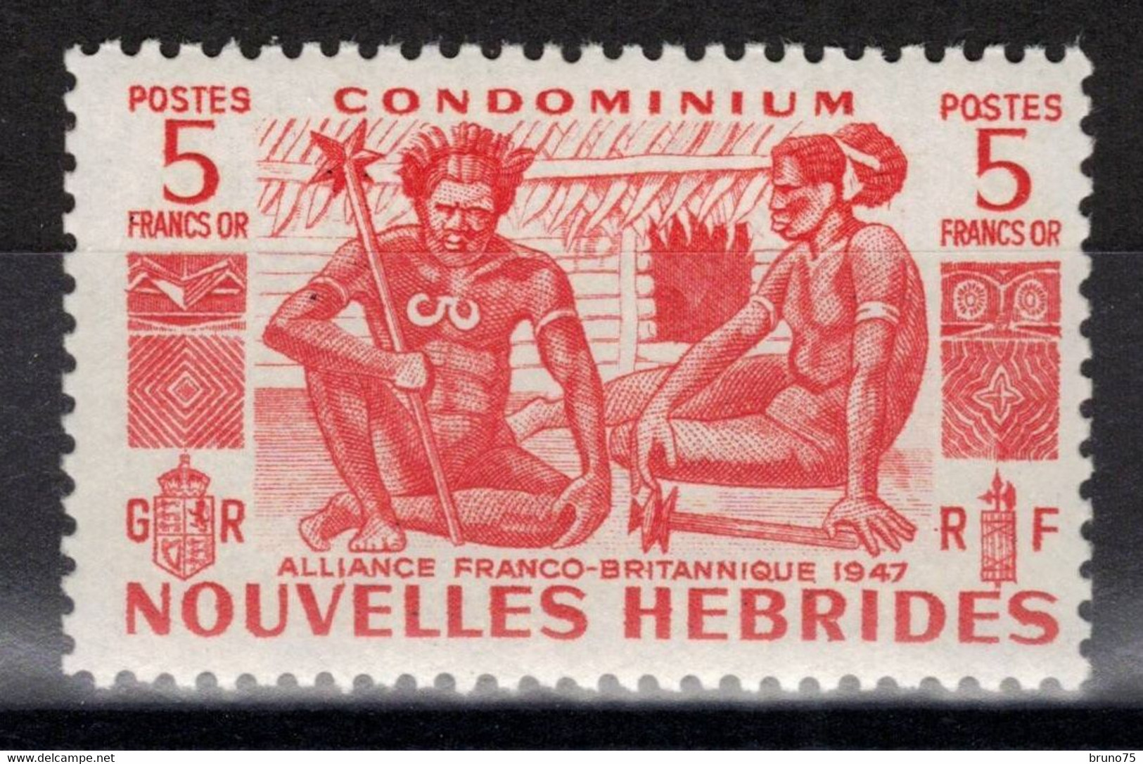 Nouvelles-Hébrides - YT 154 ** MNH - 1953 - Unused Stamps