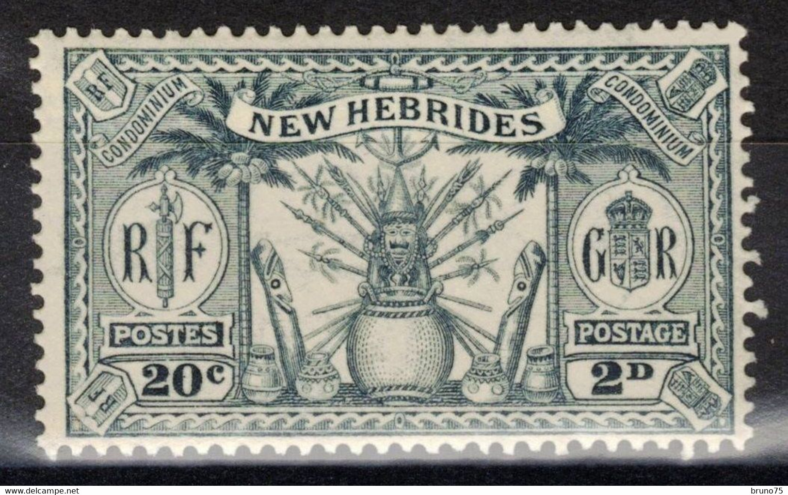 Nouvelles-Hébrides - YT 93 * MH - 1925 - Unused Stamps